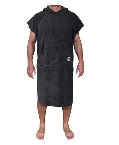 BESTA Surf Poncho, Wetsuit Changing Robe/Towel with Hood and Front Pocket