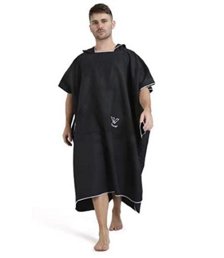 Winthome Surf Poncho Changing Robe with Hood and Pockets