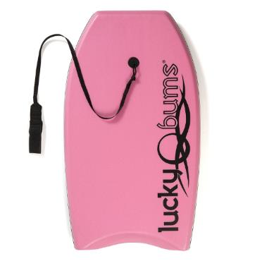 Lucky Bums BodyBoard with EPS Core Slick Bottom and Leash 