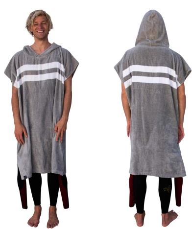 Thick Microfiber Surf Poncho Wetsuit Changing Robe/Towel