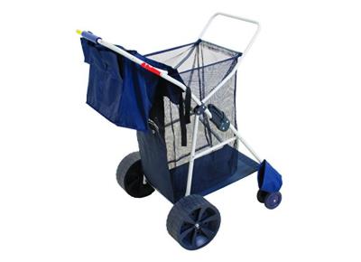 Rio Beach Wonder Wheeler Wide Beach Utility Foldable Cart